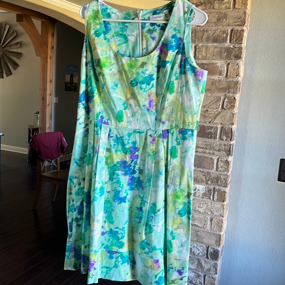 Floral Calvin Klein dress